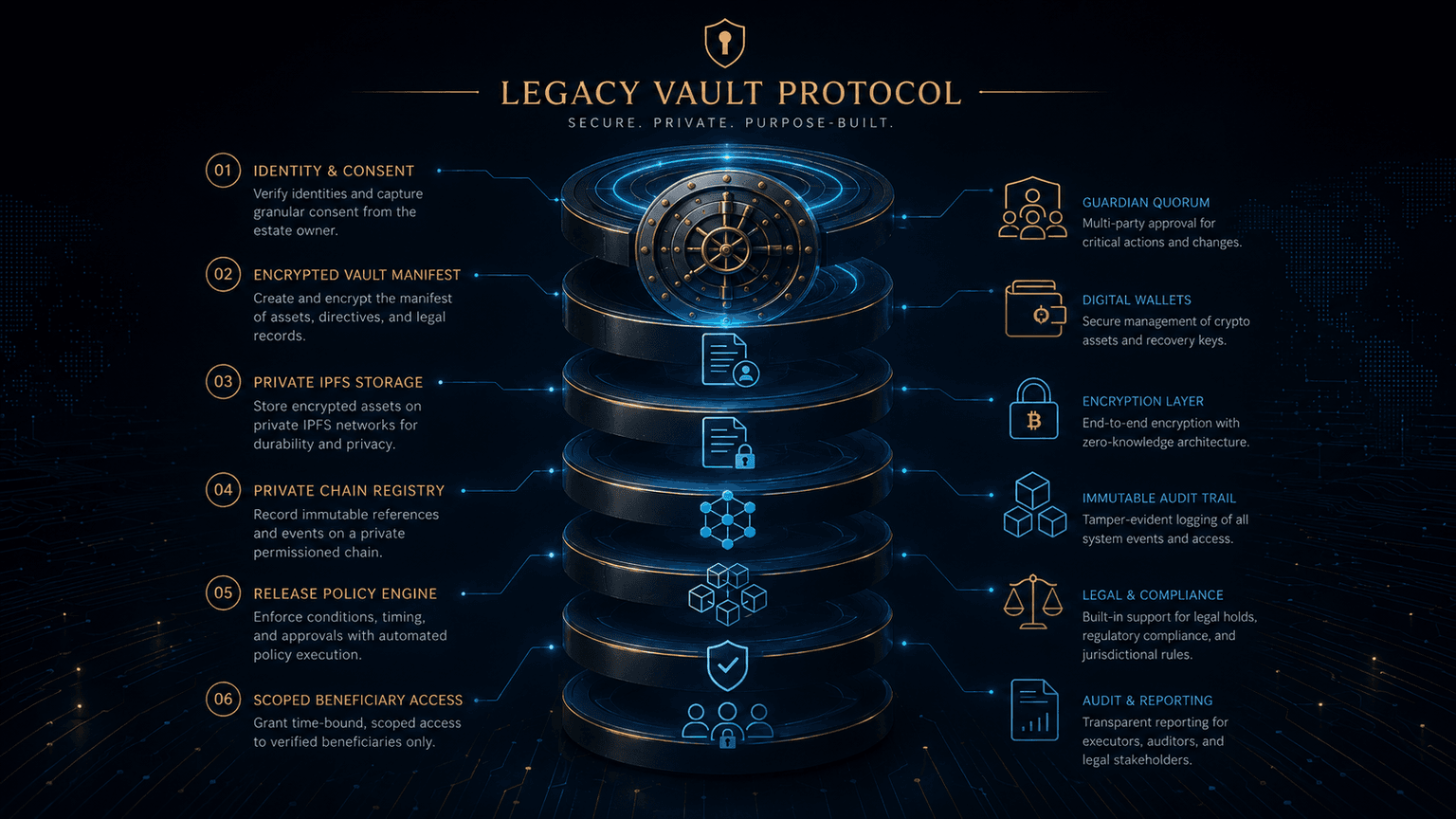 Legacy Vault Protocol — System Architecture